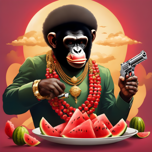 Angry-Chimp-shooting-handgun-with-afro-smoking-a-crack-pipe-wearing-gold-jewelry-eating-watermelon-slices-fried-chicken-.jpgf04a29d0c96ef3ac.png