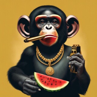 chimp-holding-a-handgun-with-afro-smoking-a-crack3002294bb12e36d0